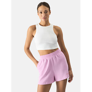 Dámský crop top slim 4F - krémový