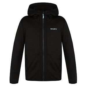 Dětská mikina s kapucí HUSKY Artic Zip K black