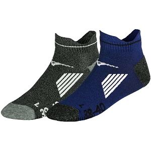 Športové ponožky Mizuno Act Train Mid 2P (unisex), 2 páry