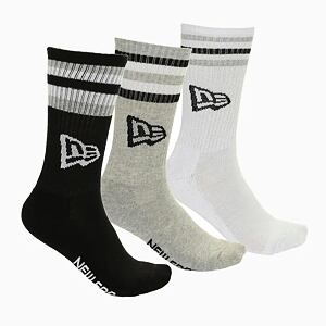 Pánske ponožky New Era Retro Stripe Crew 3-Pack