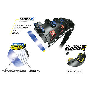 Cyklistický plášť Michelin Mud Enduro Magix Ts Tlr Kevlar 29X2.25 Competition Line 214296