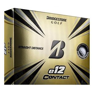 Golfové loptičky Bridgestone e12 Contact 3ks - biele