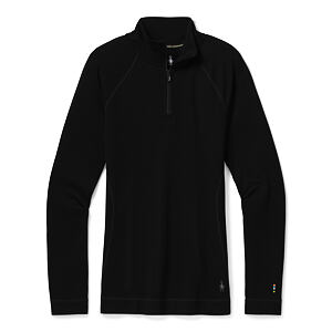 Smartwool W CLASSIC THERMAL MERINO BL 1/4 ZIP B black