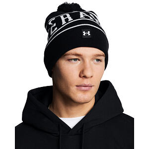 M Halftime Pom Beanie-BLK