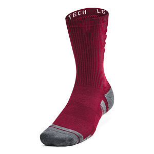 UA Perf Tech Nov 3pk Crew-RED