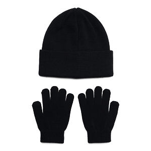 G Beanie/Glove Combo-BLK