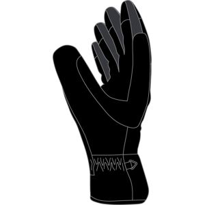 Zimní rukavice Kilpi CINQO-U BLACK