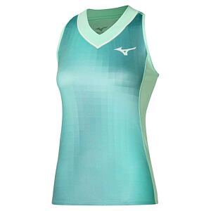Dámské sportovní tílko Mizuno Frontier Tank – světle modré (Bay)