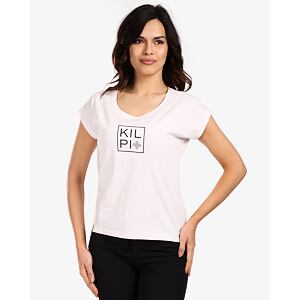 Dámské tričko z bavlny Kilpi ROANE-W Bílá