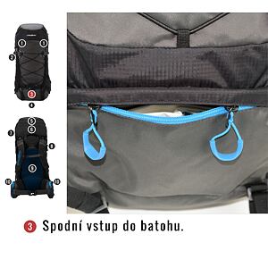 Batoh Expedice Husky Ribon 60l
