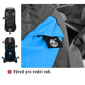 Batoh Expedice Husky Ribon 60l