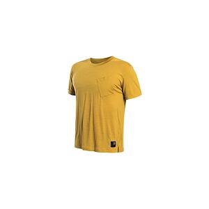 MERINO AIR traveller pánske tričko kr.rukáv mustard