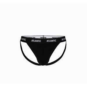 Jockstrap pánské slipy ATLANTIC - černé