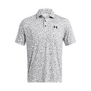 UA Playoff 3.0 Printed Polo-WHT