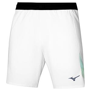 Pánské sportovní šortky Mizuno Frontier 8in Amplify – bílé
