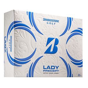 Dámske golfové loptičky Precept Lady White 3ks