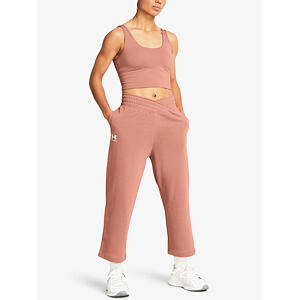 Dámské tepláky Under Armour Rival Terry Crop Wide Leg