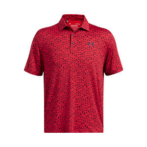 UA Playoff 3.0 Printed Polo-RED