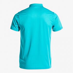 Pánské polo tričko Joma Polo Shirt Hobby S/S Fluor Turquoise