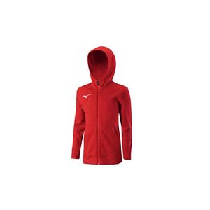Detská mikina na zips s kapucňou Mizuno JR Sweat FZ Hoodie