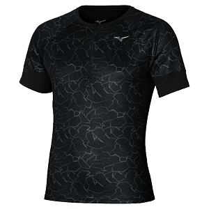 Pánské běžecké triko Mizuno Graphic Trail – černé