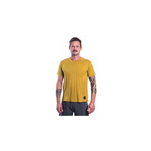 MERINO AIR traveller pánske tričko kr.rukáv mustard