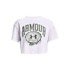 Dámske tričko Under Armour Collegiate Crest Crop SS