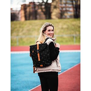 Městský batoh VUCH Corbin Dotty Black