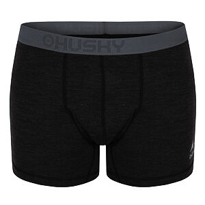 Merino termoprádlo Boxerky HUSKY Mex M black