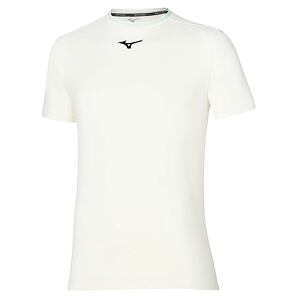 Pánské sportovní tričko Mizuno Frontier Shadow Graphic – bílé s potiskem