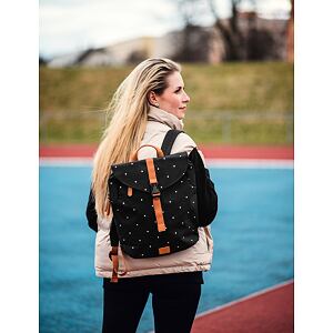 Městský batoh VUCH Corbin Dotty Black