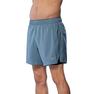 Pánské sportovní šortky Mizuno Core 5.5 2in1 – modré (Citadel)