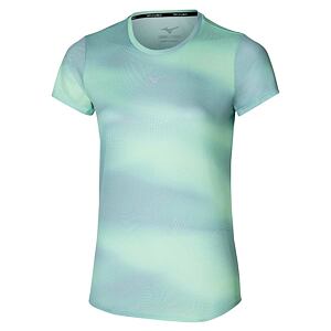Dámské sportovní tričko Mizuno Core Graphic – mentolové Flash Mint