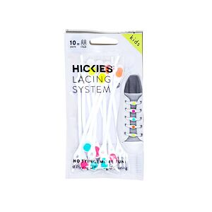 Detské elastické šnúrky Hickies (10ks) - biela/farebná