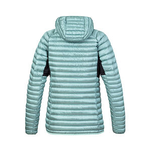 Dámská péřová bunda Hannah MANTIS HOODY wasabi/asphalt