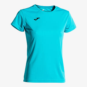 Dámské triko Joma Combi Woman Shirt S/S Fluor Turquoise