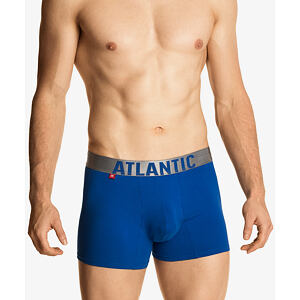 Pánské sportovní boxerky ATLANTIC 3Pack - černé/modré/fialové