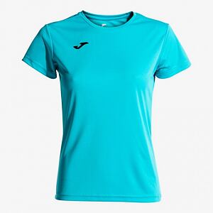 Dámské triko Joma Combi Woman Shirt S/S Fluor Turquoise