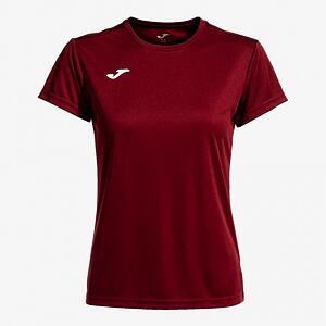 Dámské triko Joma Combi Woman Shirt S/S Burgundy