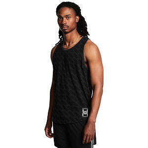 UA RUN ANYWHERE SINGLET-BLK