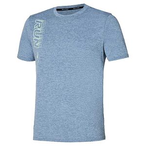 Pánské sportovní tričko Mizuno Core Run Tee – šedé (Citadel)