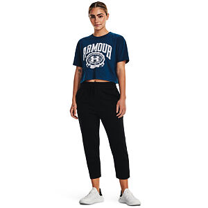 Dámske tričko Under Armour Collegiate Crest Crop SS