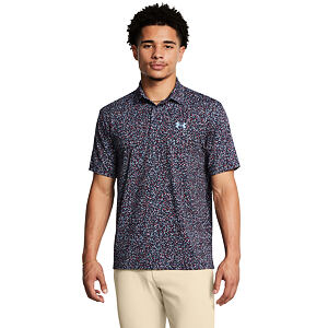 UA Playoff 3.0 Printed Polo-BLU