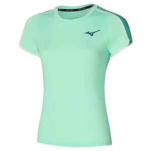 Dámské sportovní tričko Mizuno Frontier Tee – světle modré (Bay)