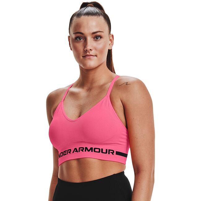 Dámska kompresná podprsenka Under Armour Seamless Low Long Htr Bra