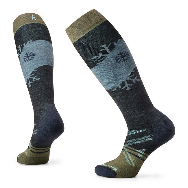 Smartwool W SKI FC SNOWPOCALYPSE PATTERN OTC charcoal