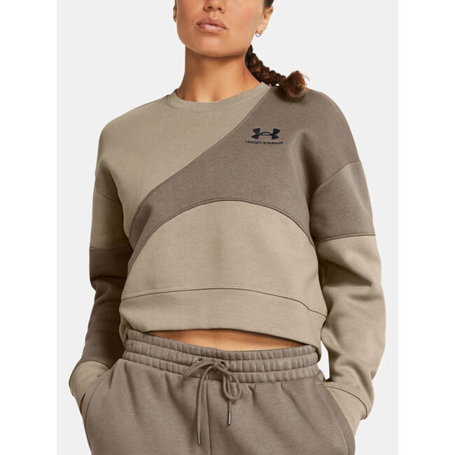 Dámská mikina Under Armour Essential Fleece Crop Crew