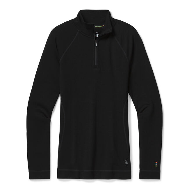 Smartwool W CLASSIC THERMAL MERINO BL 1/4 ZIP B black