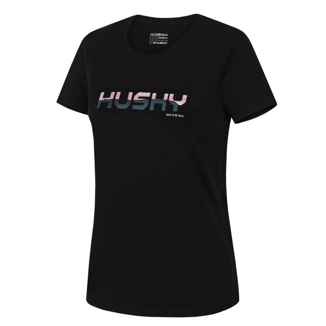 Dámské bavlněné triko HUSKY Tee Wild L black