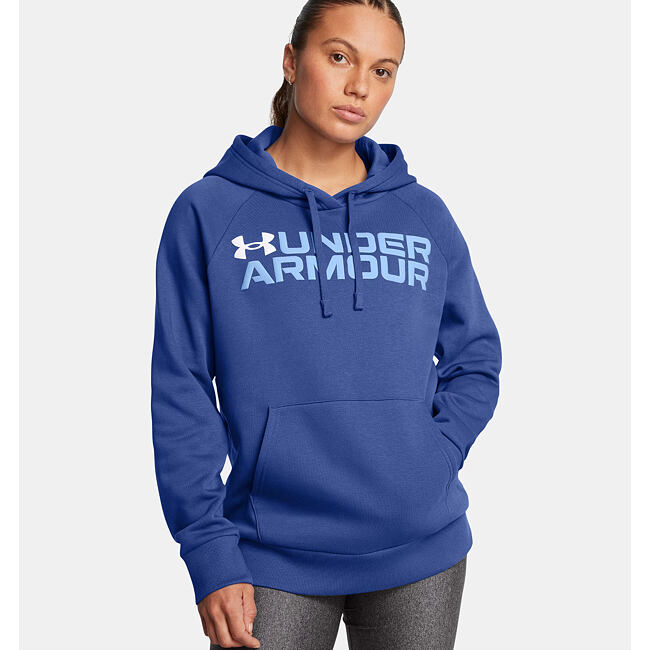 Dámská mikina Under Armour Rival Fleece Wordmark Hoodie